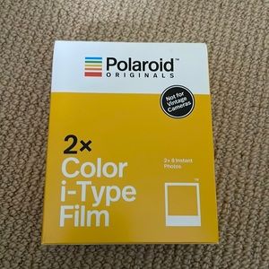 Polaroid originals color I-type film.